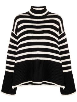 Signature stripe knitted jumper