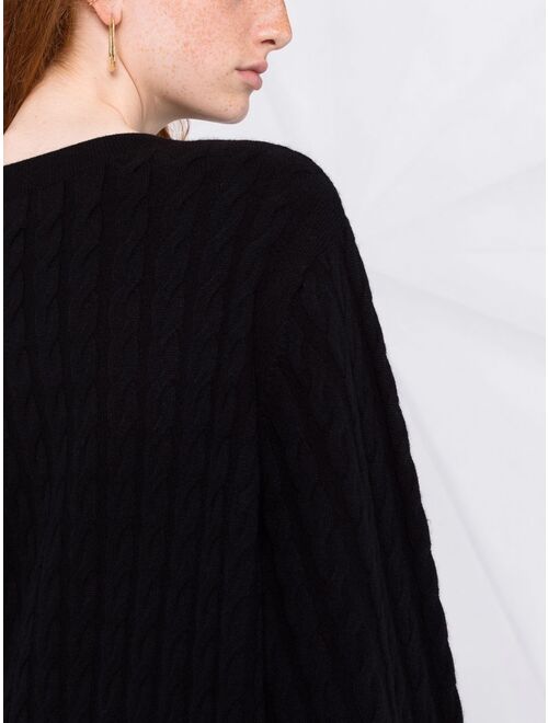 TOTEME cable knit cashmere jumper