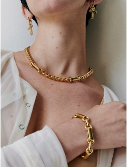 Laura Lombardi Leonora anchor-chain necklace