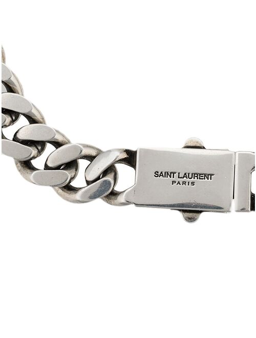 Yves Saint Laurent Saint Laurent curb chain necklace