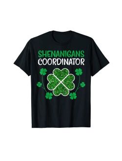 Generic Shenanigans Coordinator Funny St Patricks Day Teacher T-Shirt
