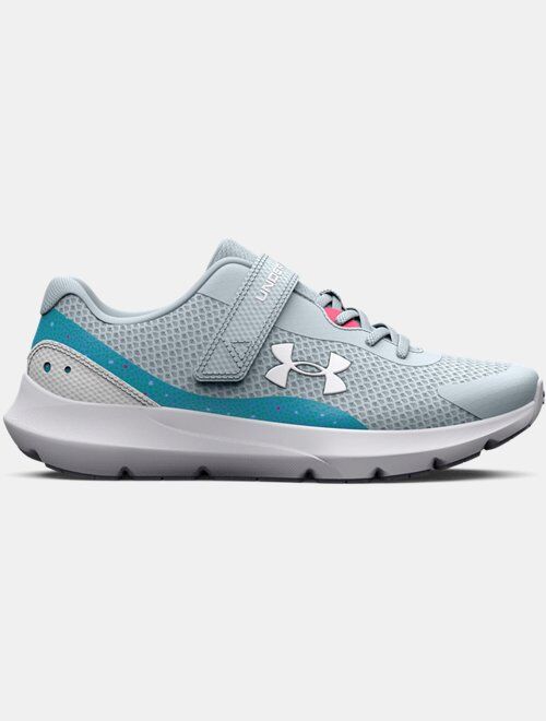 Under Armour Girls' Pre-School UA Surge 3 AC Printed Running Shoes
