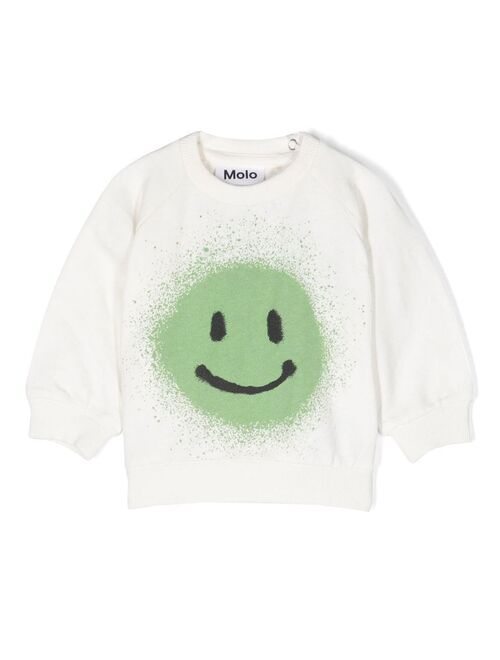 Molo smiley-face print sweatshirt