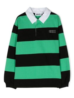 Relz striped rugby shirt