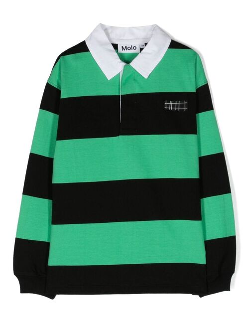 Molo Relz striped rugby shirt