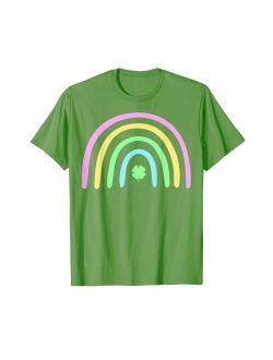 Artist Unknown Green Four Leaf Clover Rainbow St Patrick's Day T-Shirt