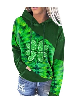 For G and PL Women's St. Patrick's Day Long Sleeve Hoodie with Pocket