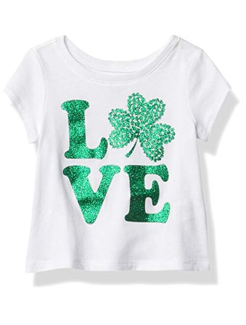 The Children's Place Girls' Baby and Toddler St. Patrick's Day Graphic Tee
