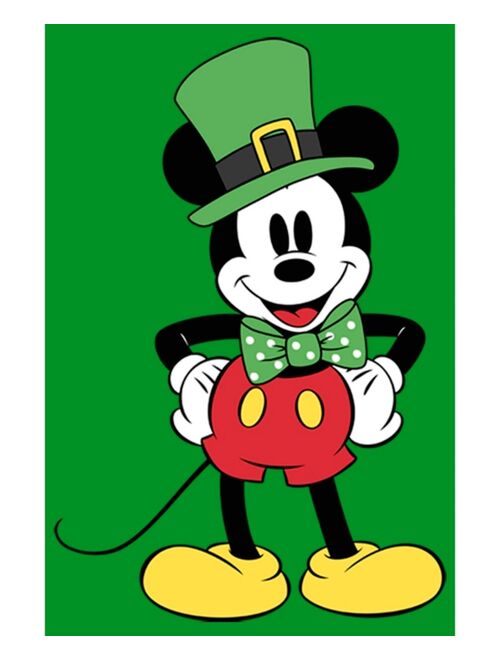 DISNEY Boy's Mickey & Friends St. Patrick's Day Retro Portrait Child T-Shirt
