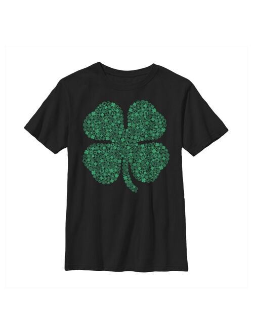 MARVEL Boy's St. Patrick's Day Hero Icon Clover Child T-Shirt