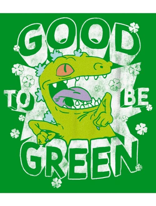 NICKELODEON Boy's Rugrats St. Patrick's Day Reptar Good to be Green Child T-Shirt