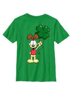 NICKELODEON Boy's Garfield St. Patrick's Day Odie Shamrock Balloon Child T-Shirt
