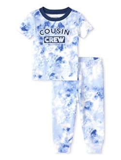 Baby Baby & Toddler-PJ Toddler Short Sleeve Top and Pants Pajama Set