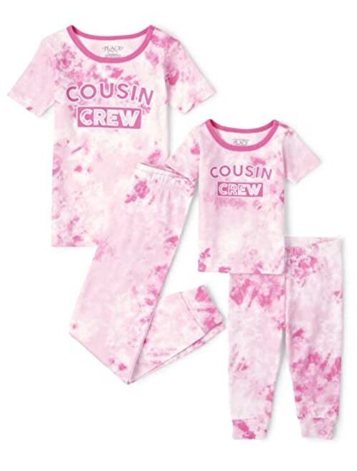 The Children's Place Baby Baby & Toddler-PJ Toddler Short Sleeve Top and Pants Pajama Set