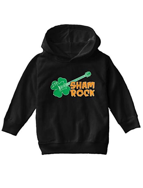 Haase Unlimited Sham Rock - Shamrock St. Patrick's Day Toddler/Youth Fleece Hoodie