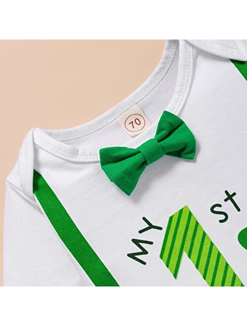 Reokoou St. Patrick's Day Boys Newborn Clothes Purple Skirt Orange Skirt Toddler Tshirt Infant Jumper Gifts for Young Girls