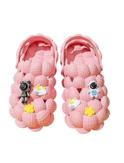 East Bajia Bubble Slides Funny Massage Lychee Slippers for Boys Girls Unisex Peanut Shoes Beach Sandals Indoor Outdoor Soft Non-Slip