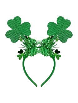 Needzo St. Patrick's Day Sequin Headband, Green Hair Accessory for Holidays and Themed Parties, One Size Fits Most