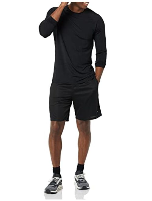 Amazon Essentials Men's Tech Stretch Long-Sleeve T-Shirt