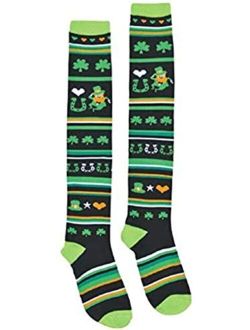 Amscan St. Patrick's Day Knee High Socks, One Size, Multicolor