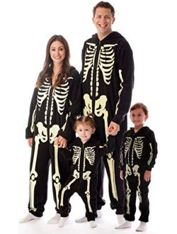 #followme Glow in The Dark Skeleton Jumpsuit Family