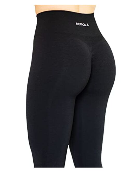 AUROLA Workout Leggings for Women Seamless Scrunch Tights Tummy Control Gym Fitness Girl Sport Active Yoga Pants