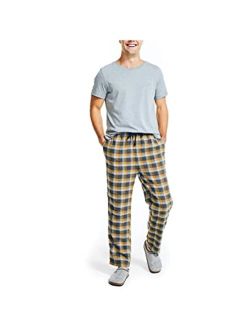 Men's Plaid Flannel Pajama Pant Set