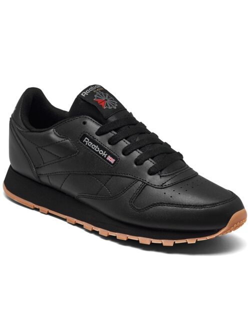 REEBOK Big Kids Classic Leather Casual Sneakers from Finish Line