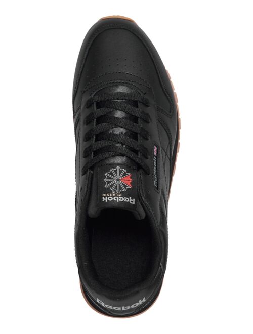 REEBOK Big Kids Classic Leather Casual Sneakers from Finish Line