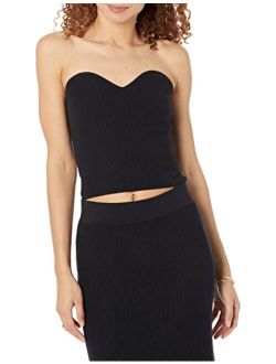 Women's Collette Strapless Cropped Sweater