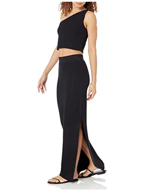 The Drop Women's Kofi Asymmetrical Cropped Sweater