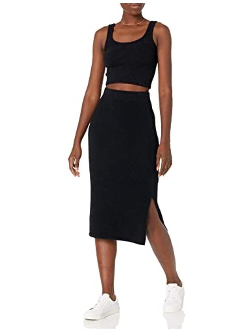 The Drop Women's Braylen Cozy Sweater Cropped Tank