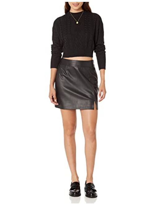 The Drop Women's Waylon Cropped Cable Sweater