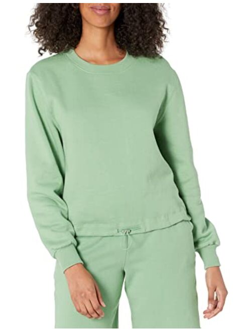 The Drop Women's Nellie Elastic Waist Fleece Sweatshirt