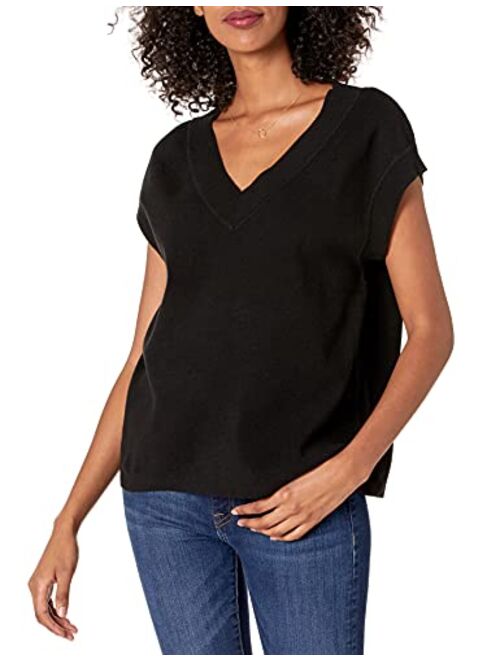 The Drop Women's Zhen V-Neck Sweater Vest