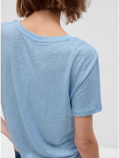 Gap Linen-Blend T-Shirt