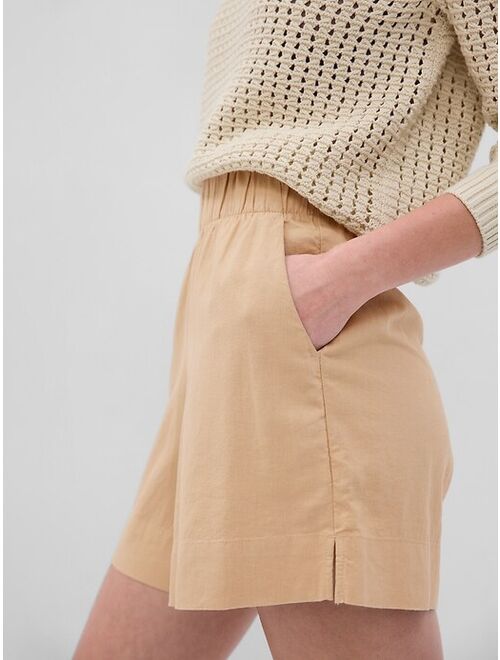 Gap Linen-Blend Pull-On Shorts