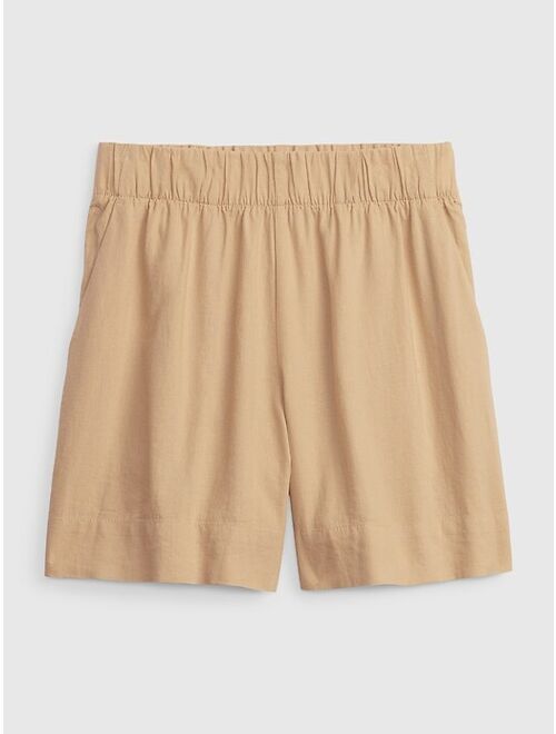 Gap Linen-Blend Pull-On Shorts