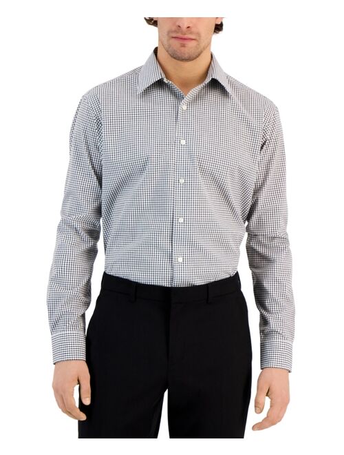 CLUB ROOM Men's Regular Fit Check Dress Shirt, Created for Macy's