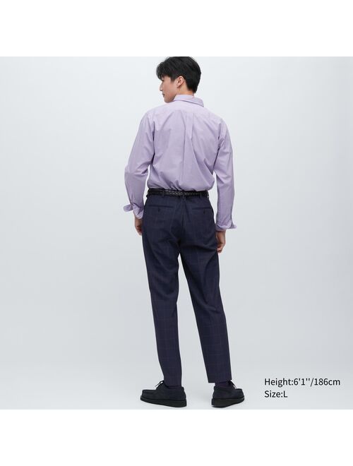 UNIQLO Smart Ankle Pants (2-Way Stretch Windowpane, Tall)