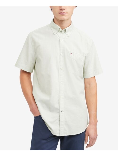 Tommy Hilfiger Men's Maxwell Classic Fit Short Sleeve Shirt