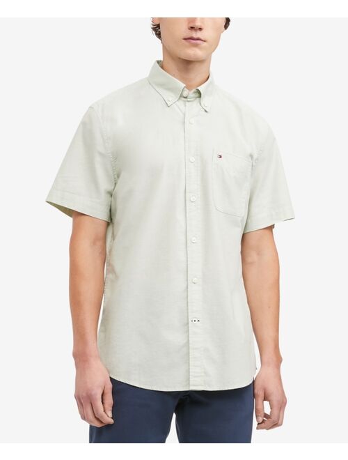 Tommy Hilfiger Men's Maxwell Classic Fit Short Sleeve Shirt
