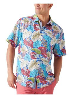 Men's Coconut Point Fronds Mosaic IslandZone Camp Shirt