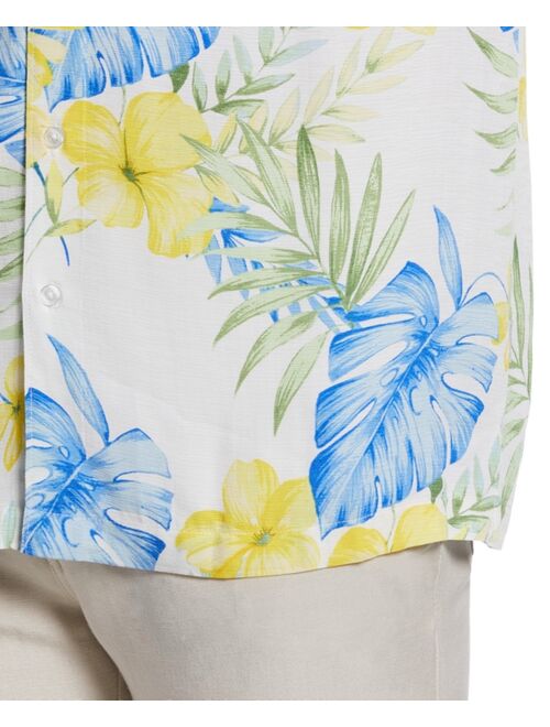 Cubavera Men's Textured Floral-Print Shirt