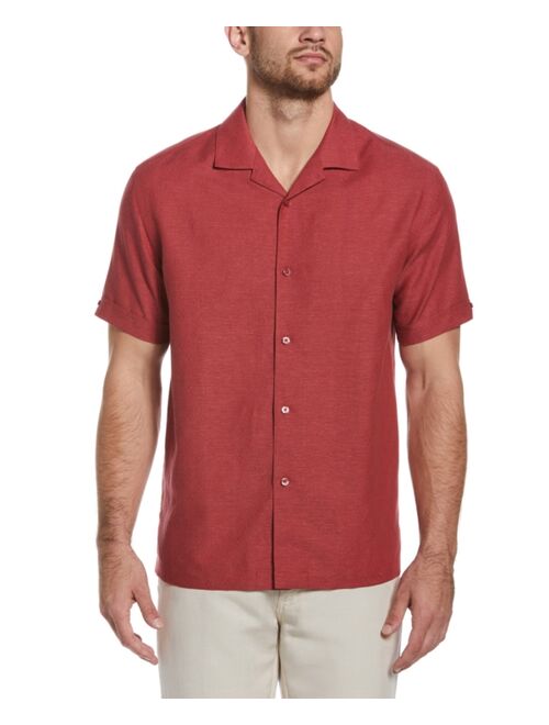 Cubavera Men's Dobby Camp Collar Short-Sleeve Shirt