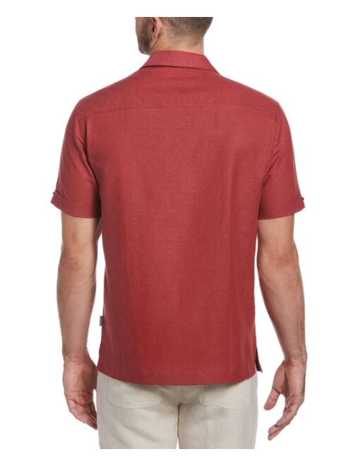 Cubavera Men's Dobby Camp Collar Short-Sleeve Shirt