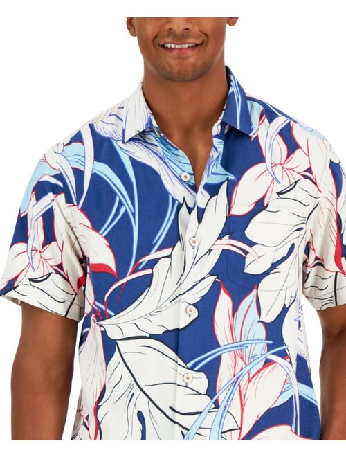 Tommy Bahama Men's Jacquard Fronds Isles Shirt