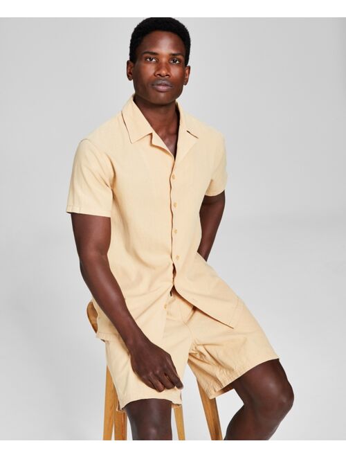 And Now This Men's Classic-Fit Button-Down Camp Shirt