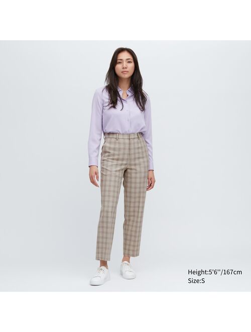 UNIQLO Smart Ankle Pants (2-Way Stretch Checked)