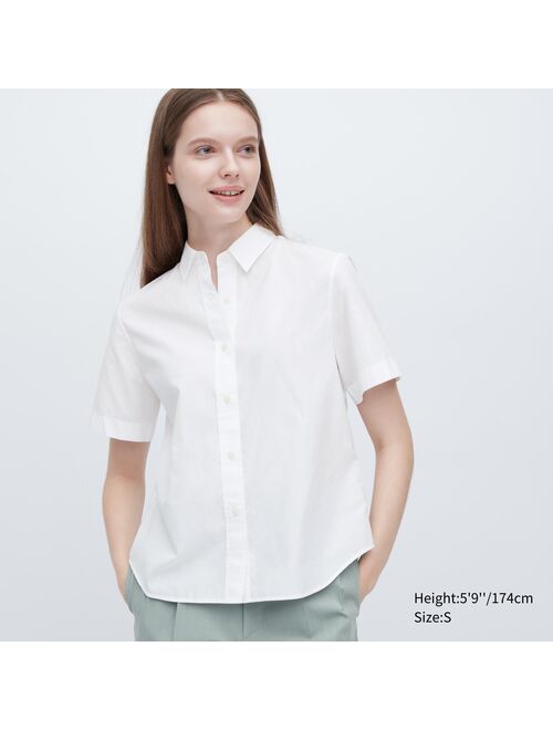 UNIQLO Cotton Short-Sleeve Shirt